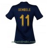 Frankrike Ousmane Dembele 11 Hjemme VM 2022 - Dame Fotballdrakt